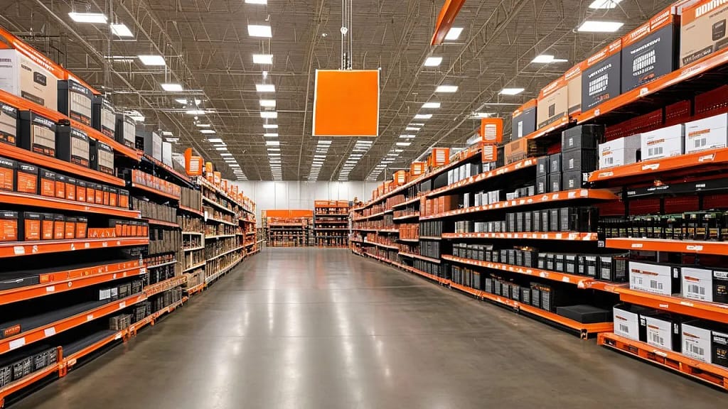 Home Depot Near Me in San Bernardino – Best Hardware Store in Redlands Wide aisle view of Home Depot in Redlands with tools and building supplies