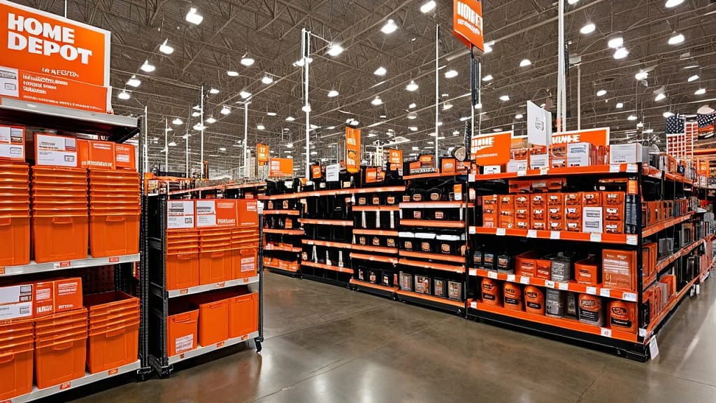 Home Depot Near Me in San Bernardino – Top Home Depot Store in Rialto Inside view of a Home Depot store aisle in Rialto with stocked shelves and products