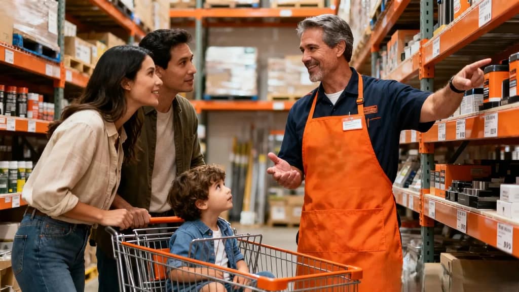 Home Depot near me in Arlington North Arlington store with family shopping and employee assistance